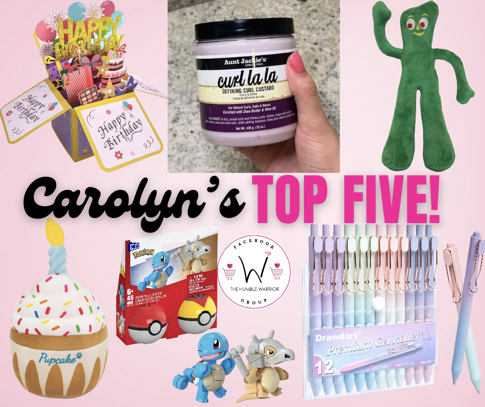 Carolyn’s Top Five!